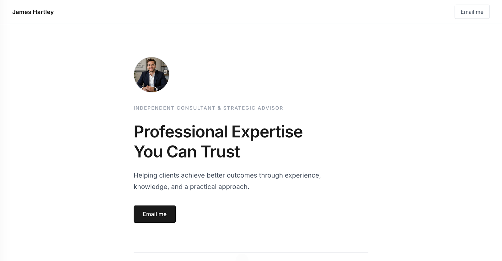 Starter Website Example