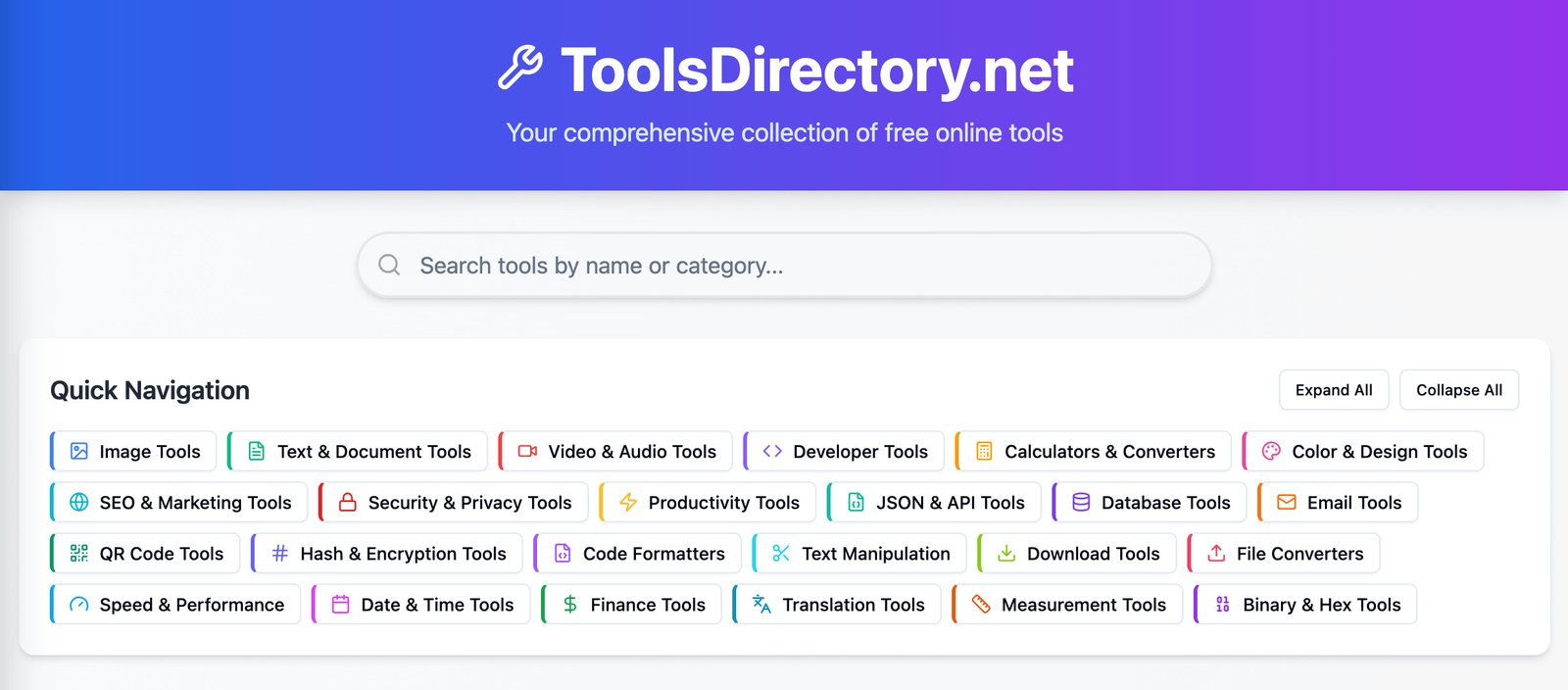 Tools Directory